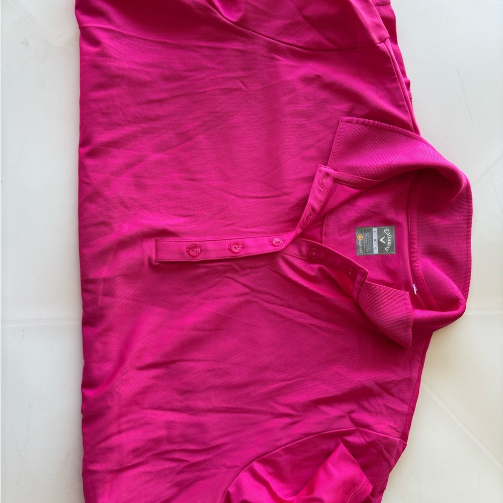 Callaway Women's Pink Button Down Shirt